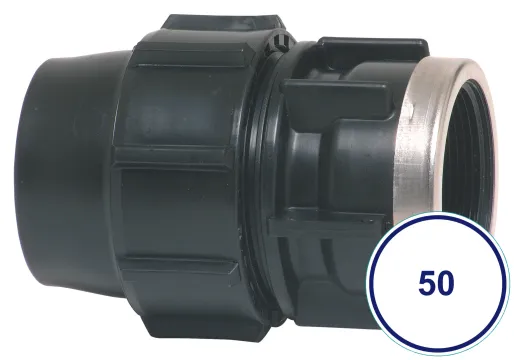 Poly Adaptor 50mm x 50mm FI | Bentons Specify
