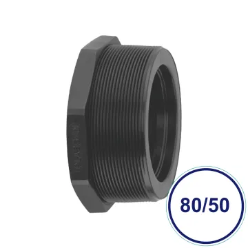 Poly Bush Reducer Threaded 80mm x 50mm | Bentons Specify