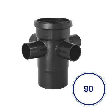 HDPE 4-Way Riser 90mm x 56mm | Bentons Specify