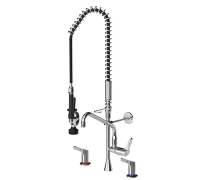 Enware Hob Mounted Ultra-Rinse Unit with Concealed Mixer Assembly & Pot ...